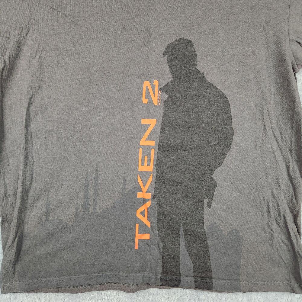 Taken 2 Shirt Mens XL Gray Liam Neeson Quote Graphic Movie Promo Celebrity Logo